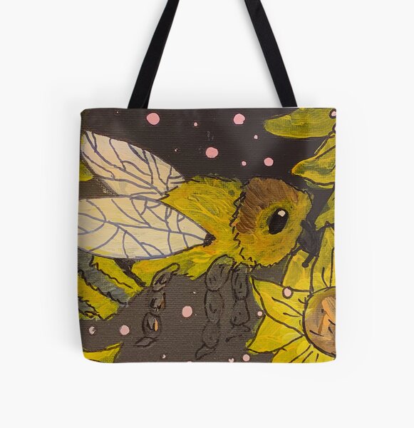 Love Bees, Bee Lover, Bee Gift, Bumble Bee Tote Bag by JMG Outdoors