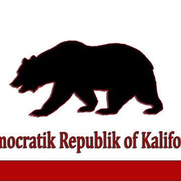 Artwork thumbnail, Democratik Republik of Kalifornia Flag by DRKZone