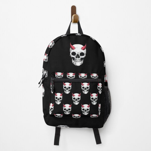 Item preview, Skull with Red Horns designed and sold by MadMando.