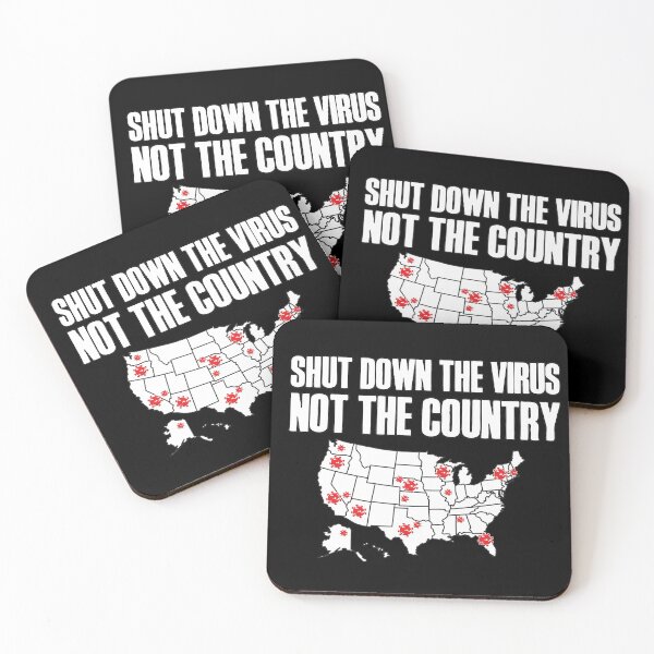Item preview, Shut Down The Virus Not The Country designed and sold by RobomShop.