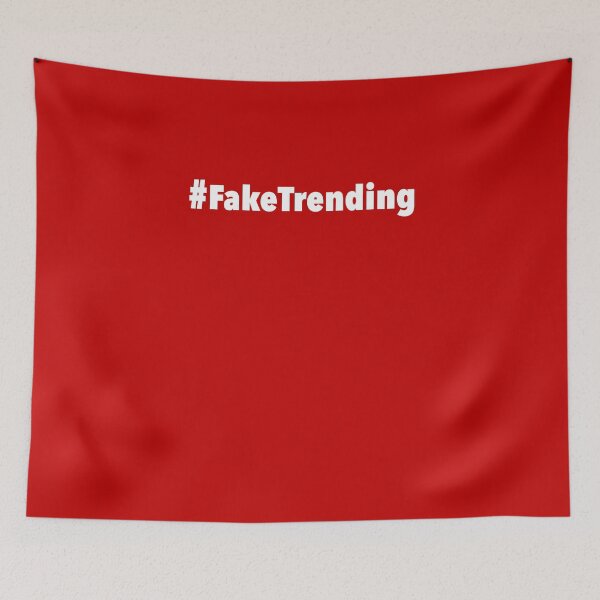 Item preview, Trump Social Media Fake Trending #FakeTrending Twitter designed and sold by ravishdesigns.