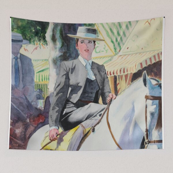 Item preview, Feria de Sevilla, April fair, watercolor, Spain designed and sold by Carlos Taylor.