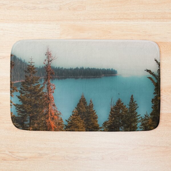 Item preview, pine tree and lake scenic at Emerald Bay Lake Tahoe California USA designed and sold by Mrvell.