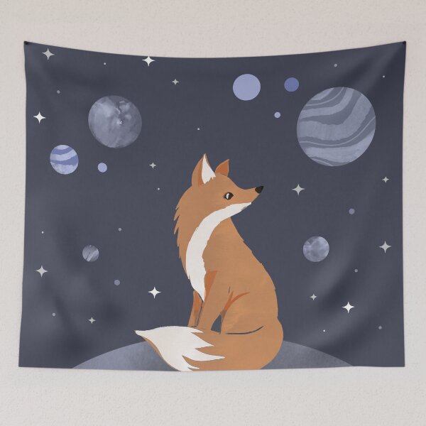 Item preview, The lonely Fox designed and sold by cafelab.