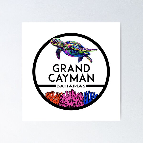 Item preview, Grand Cayman Bahamas Sea Turtle designed and sold by DESTINATIONS DECAL DOS.
