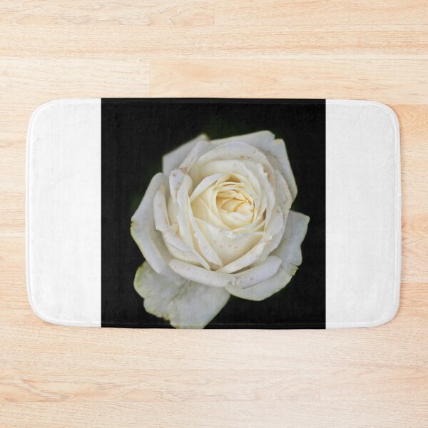 Item preview, White rose on black background designed and sold by olena2552.