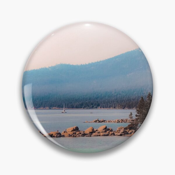 Item preview, Lake view with mountain background at Lake Tahoe Nevada USA designed and sold by Mrvell.
