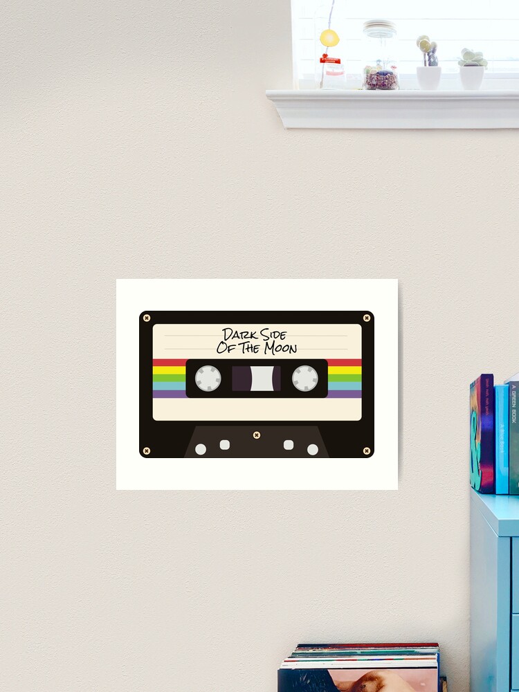 Pink Floyd - Dark Side Of The Moon album cassette design  Poster for Sale  by Bojkiw