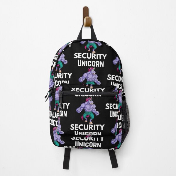 Item preview, Unicorn security cartoon designed and sold by OneTimeEngineer.