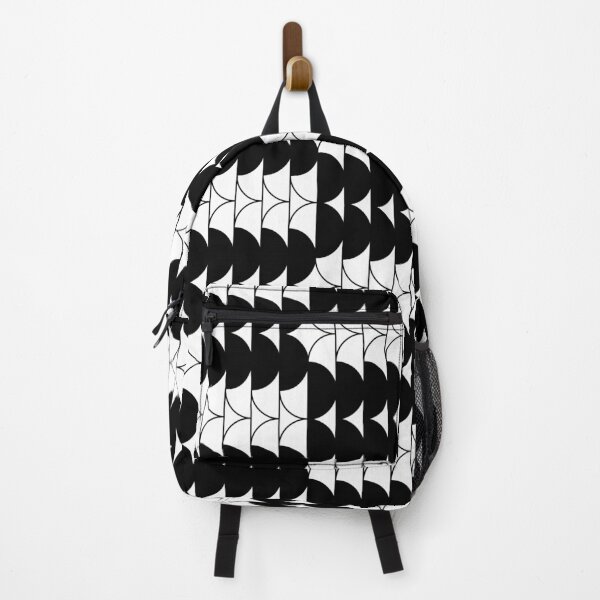 Item preview, Bland White Semi-Circles in a Gemetric Pattern designed and sold by BleuSky.