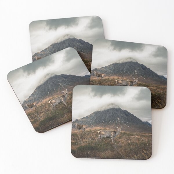 Item preview, Deer and Buachaille Etive Mor designed and sold by AJPhotography90.