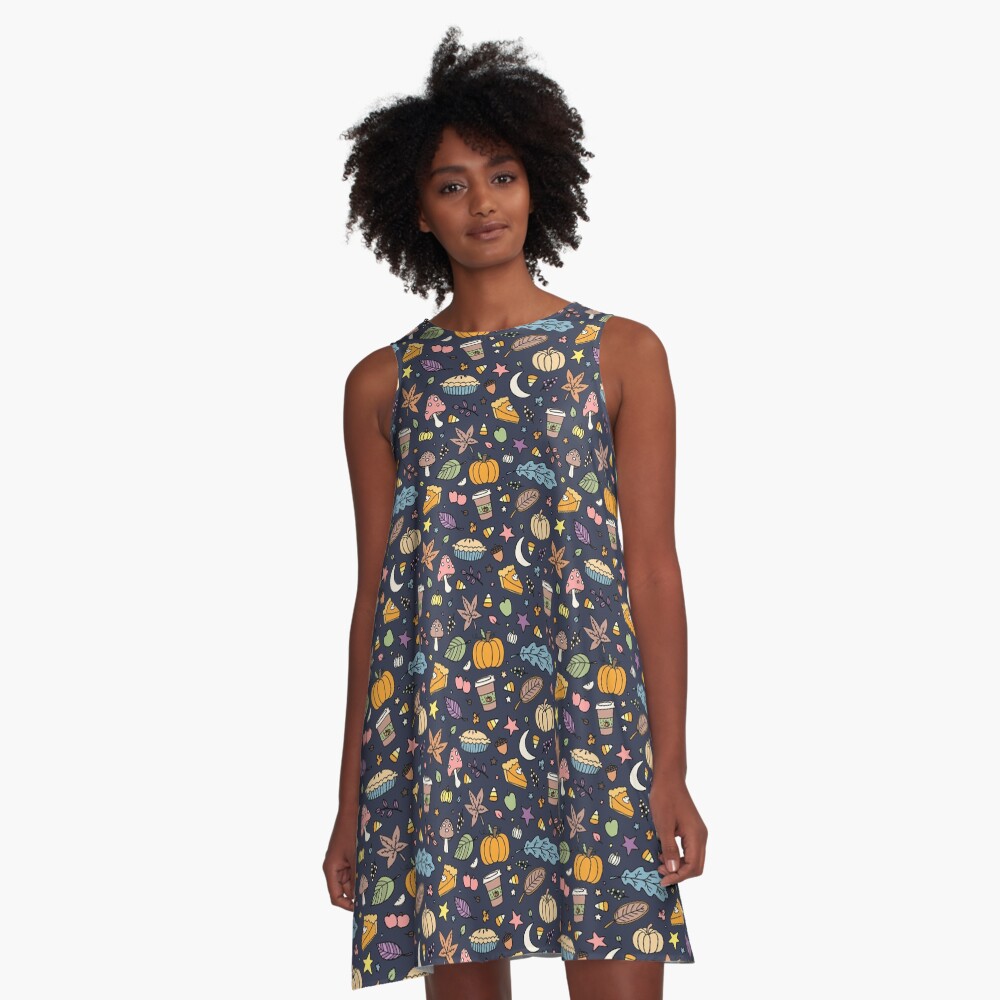 Item preview, A-Line Dress designed and sold by ffunshop.