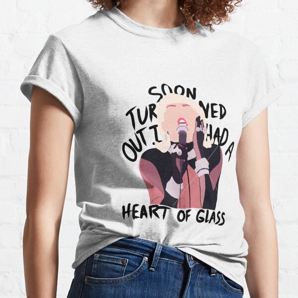 Miley Cyrus Heart of Glass letra y traducción de la canción. Camiseta clásica