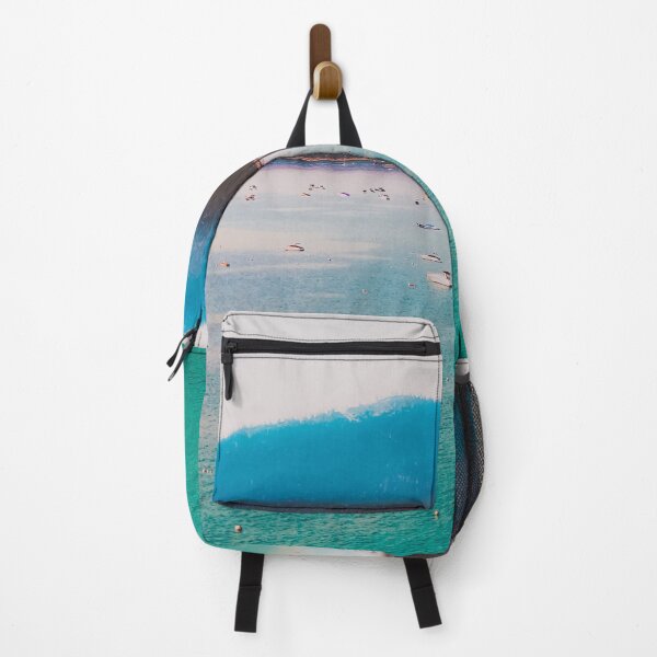 Item preview, Boat on the water and mountain background at Lake Tahoe Nevada USA designed and sold by Mrvell.