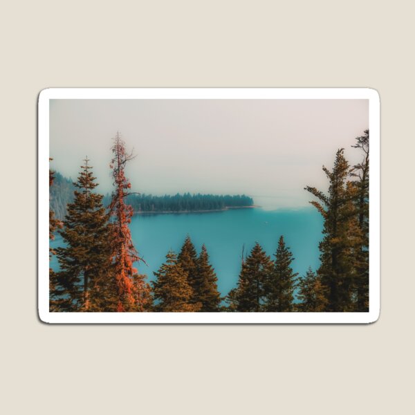 Souvenir Magnet Emerald Bay 3D Resin Lake Tahoe