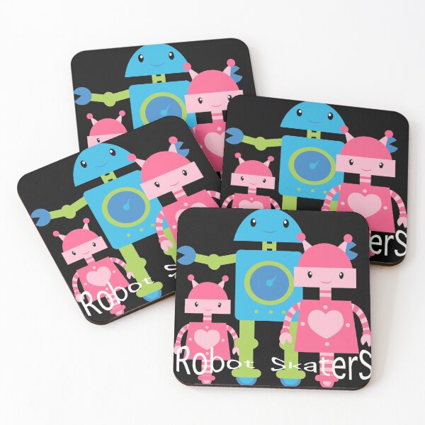 Item preview, Robot Skater - Robot Skaters Sticker Pack designed and sold by PupnkittyMania ⭐⭐⭐⭐⭐.