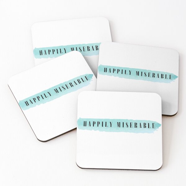 Item preview, Happily Miserable designed and sold by AutumnVibeShop.