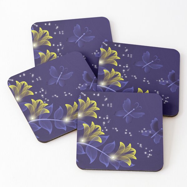 Item preview, Blue and Gold Floral Merchandise designed and sold by cindyfordyce.