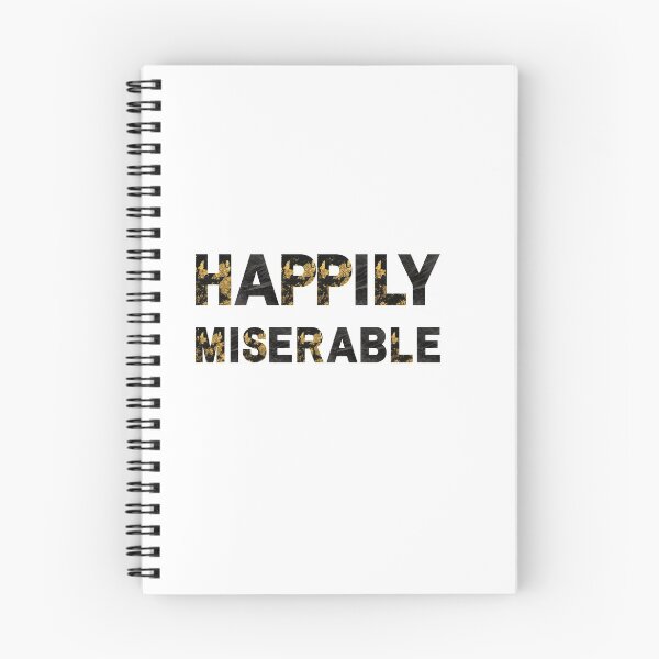 Item preview, Happily Miserable designed and sold by AutumnVibeShop.