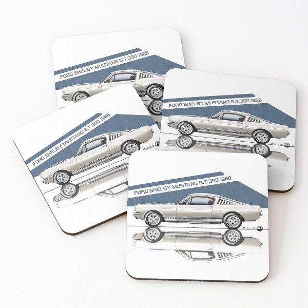 Item preview, Ford Shelby Mustang GT350 Wimbledon White / Blue Le Mans Stripes  designed and sold by Azaziel.