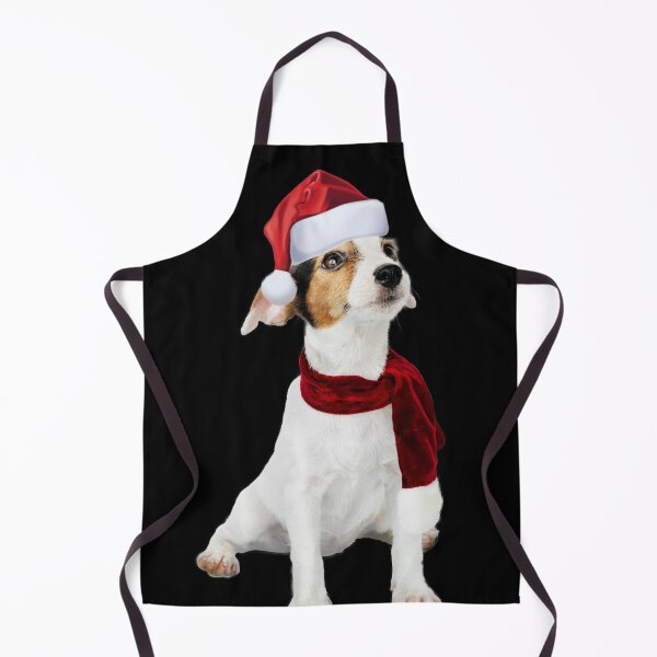 Item preview, Cute Jack Russell Shirt Santa Hat Scarf Funny Christmas Gift designed and sold by DamnCoolStuff.