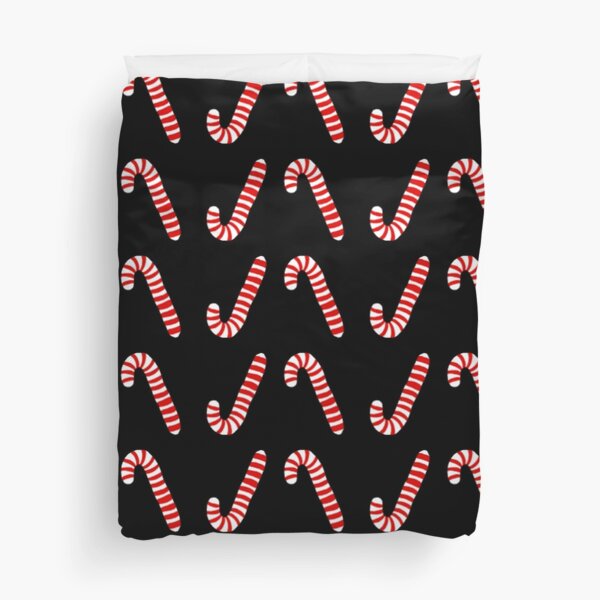 Candy Canes Pattern Duvet Cover