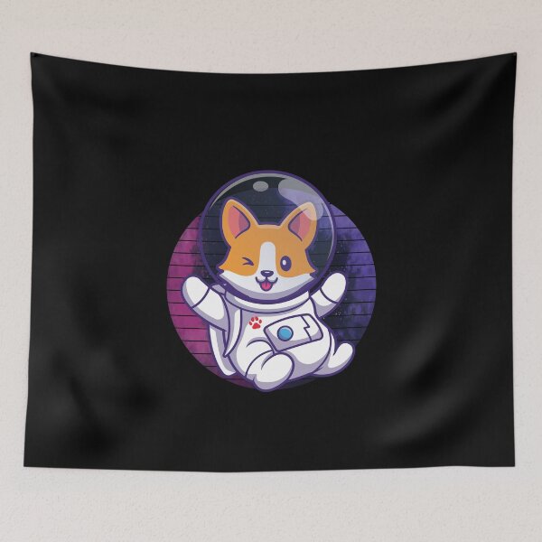 Item preview, Winking space corgi designed and sold by TheMattDesigns.