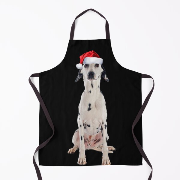 Item preview, Cute Dalmatian Shirt Santa Hat Image Funny Christmas Gift designed and sold by DamnCoolStuff.
