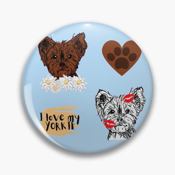 Item preview, Yorkshire terrier stickerpack  designed and sold by NinaBetterNot.