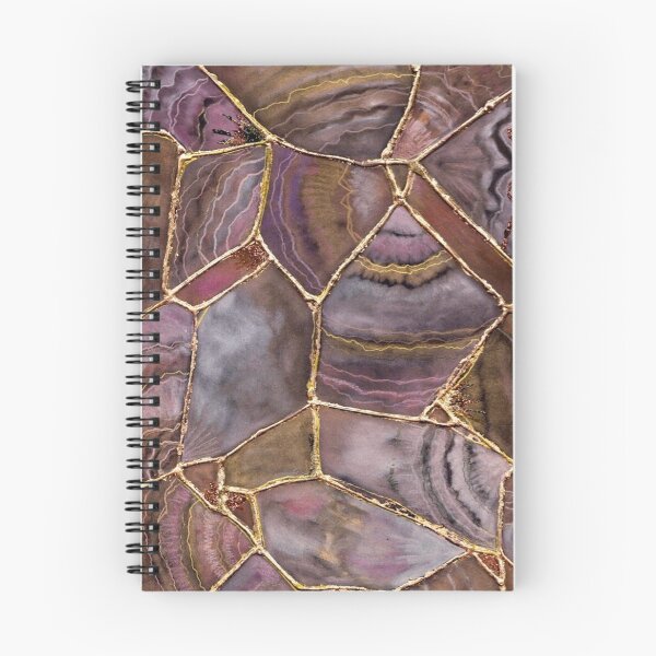Item preview, ROSE GOLD Quartz / Rose Gold Geode / Pattern / Glamour Gold / Nature Art / Agate/ Kintsugi designed and sold by artenvironments.
