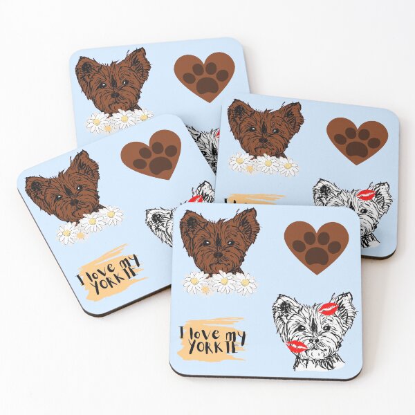 Item preview, Yorkshire terrier stickerpack  designed and sold by NinaBetterNot.