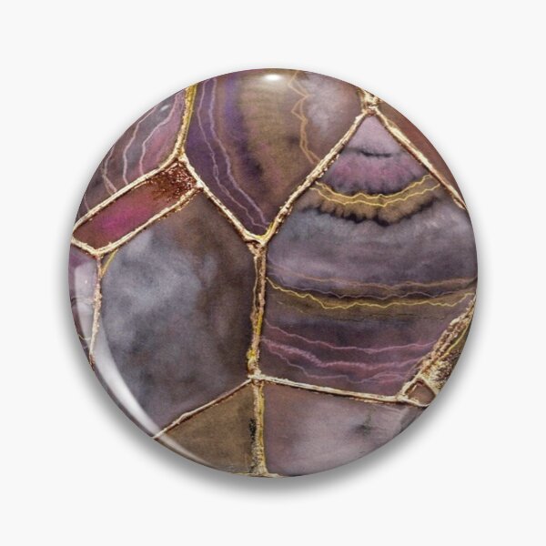 Item preview, ROSE GOLD Quartz /  Rose Gold Geode / Pattern / Glamour Gold / Nature Art / Agate/ Kintsugi designed and sold by artenvironments.