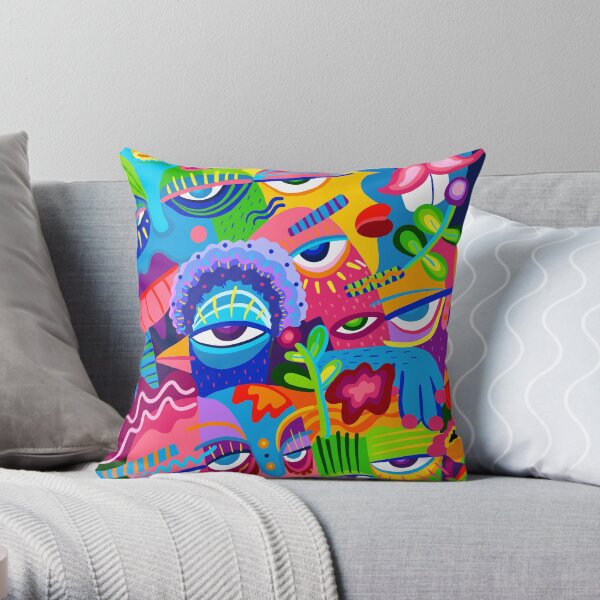 Carnival Throw Pillow