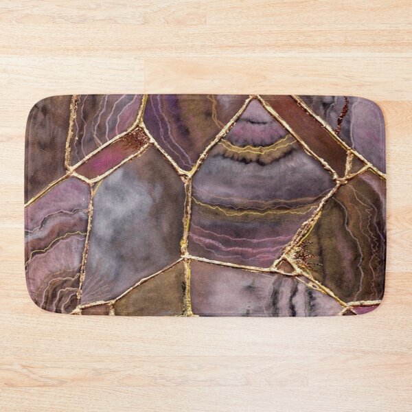 Item preview, ROSE GOLD Quartz /  Rose Gold Geode / Pattern / Glamour Gold / Nature Art / Agate/ Kintsugi designed and sold by artenvironments.