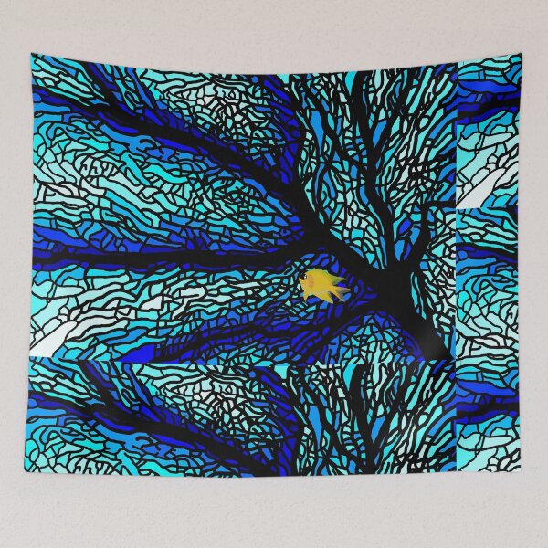 Item preview, Blue Stained Glass Merchandise designed and sold by cindyfordyce.