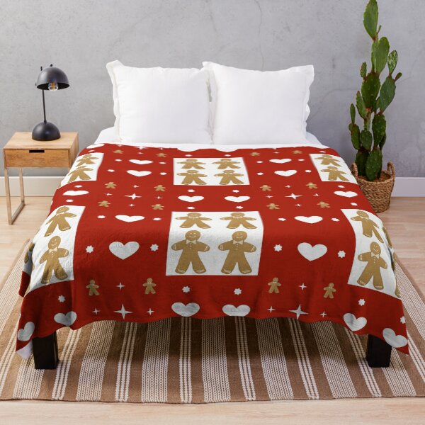 Item preview, Cheerful Christmas Pattern with Gingerbread Men designed and sold by ALEX PHOTO DREAMS.