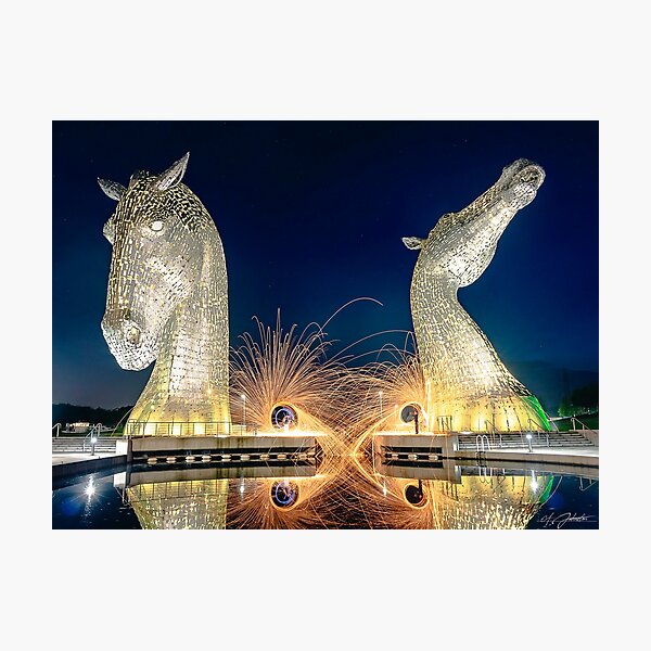Item preview, Falkirk Kelpies Spark Photography designed and sold by AJPhotography90.