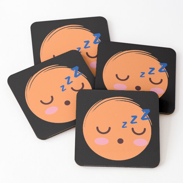 Item preview, Sleeping face orange designed and sold by Viola-Design.