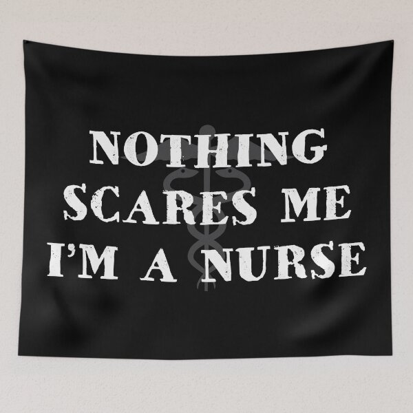 Item preview, Nothing scares me I am a nurse designed and sold by LookFrog.