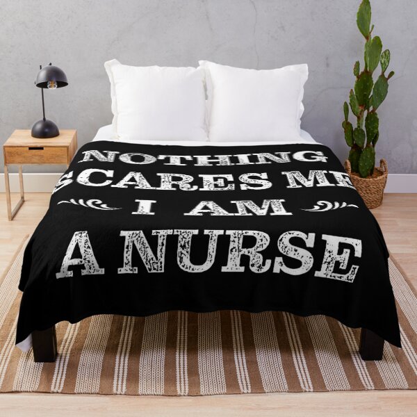 Item preview, Nothing scares me I am a nurse designed and sold by LookFrog.