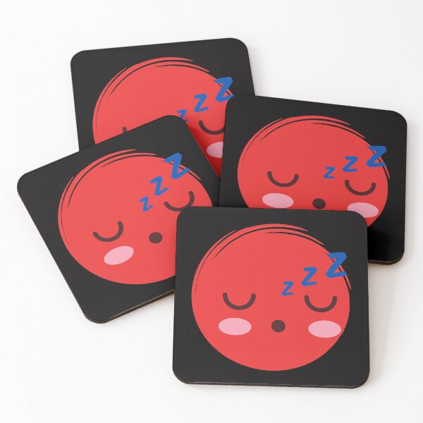 Item preview, Sleeping face red designed and sold by Viola-Design.
