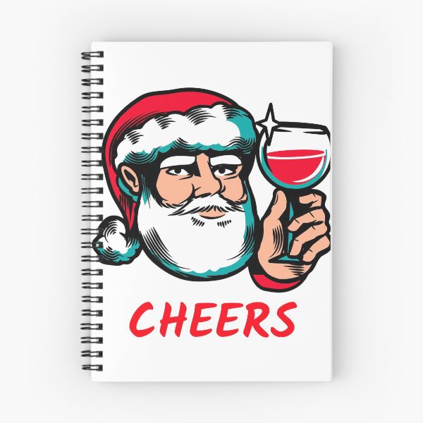 Item preview, Santa drinking wine Cheers designed and sold by darikamc.