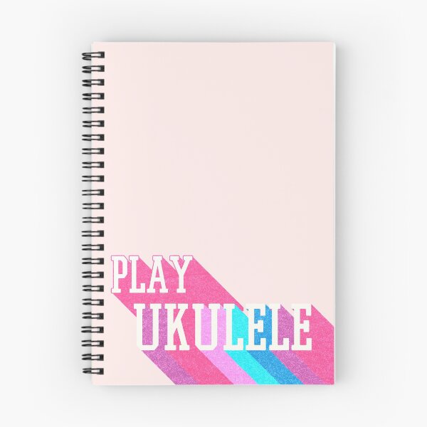 Item preview, Play ukulele! | Cute pink retro rainbow designed and sold by DeliriousSteve.