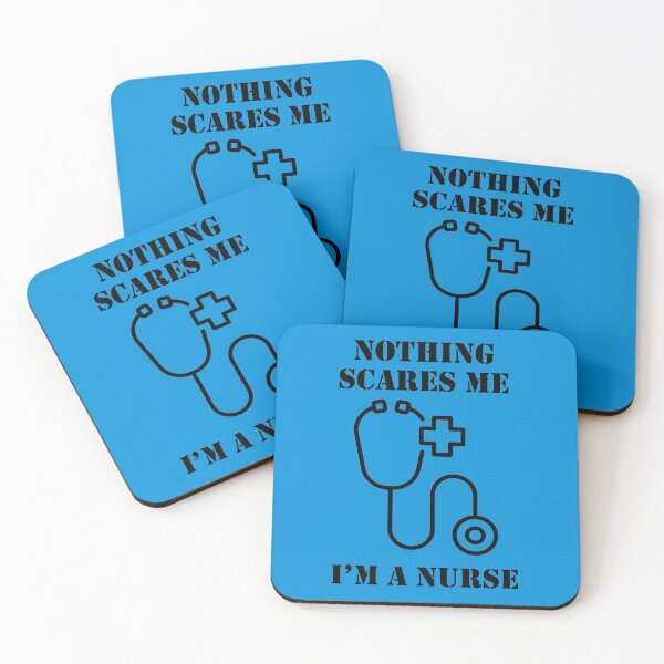 Item preview, Nothing scares me I'm a nurse designed and sold by LookFrog.