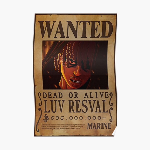 Luv Resval Wanted Poster