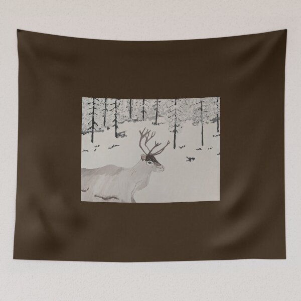Item preview, Reindeer In Snow designed and sold by nandinis1.