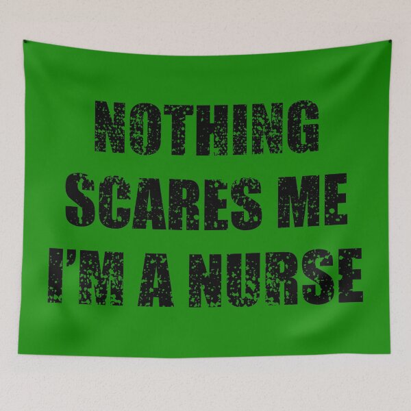 Item preview, Nothing scares me I am a nurse designed and sold by LookFrog.
