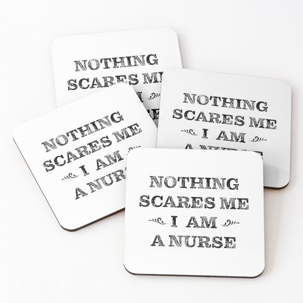 Item preview, Nothing scares me I am a nurse designed and sold by LookFrog.