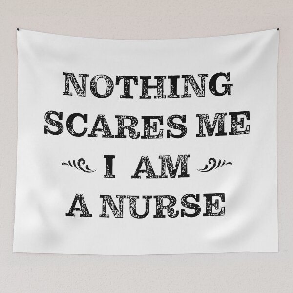 Item preview, Nothing scares me I am a nurse designed and sold by LookFrog.