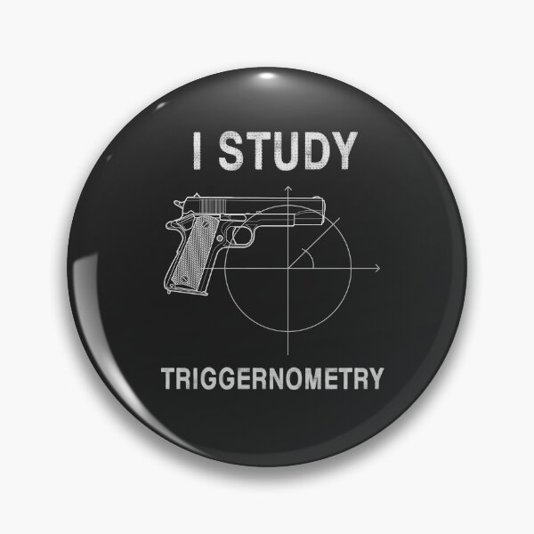 Item preview, I Study Triggernometry Gun Firearm Veteran Bear Arms Funny Pun Veteran Soldier Math Trigonometry Shooting Range Mathematics designed and sold by gkao.